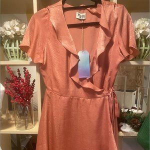 Show me your MuMu Peachy Pink Wrap Dress